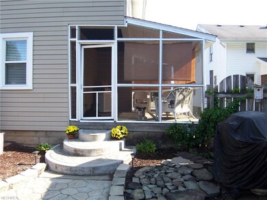 2nd. view of the screened back porch.