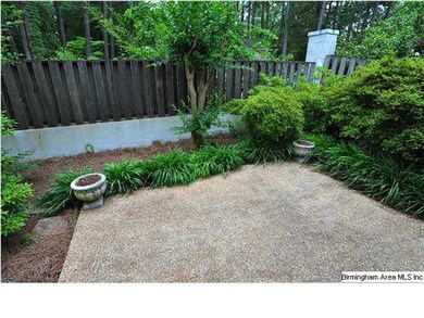 Nice level private fenced patio.