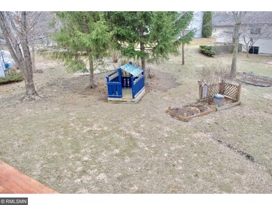 Enjoy life in the backyard.  Mature trees surround