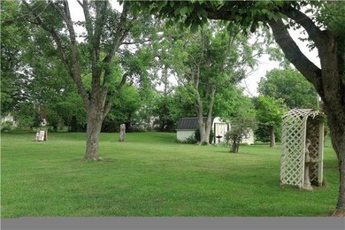 Large backyard with lots of shady areas