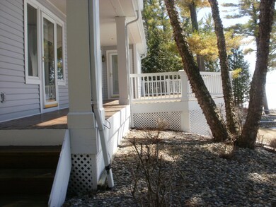 Lakeside deck
