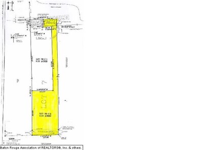 Reduction of Plat Map marked to indicate shape of 