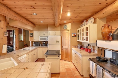 Kitchen with heated tile floors