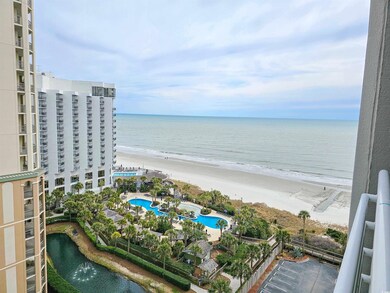 Water view with a view of the beach