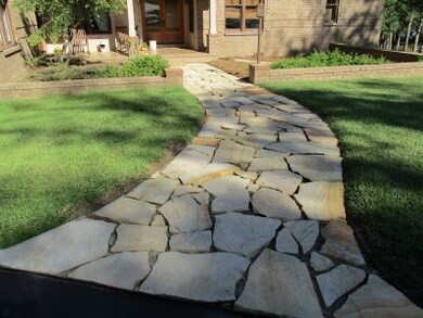 stone walk way