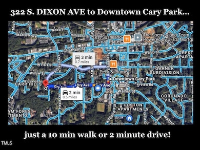 322 S. Dixon - google map to dtcp