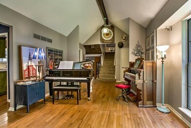 Formal living room large enough to house a baby gr