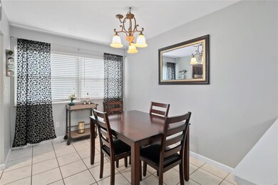 Light filled dining area off kitchen.