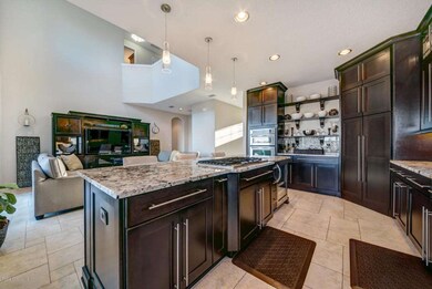 Kitchen opens to Family Room