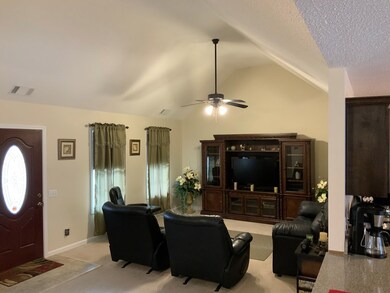 Family room valued ceiling