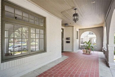 Covered front porch