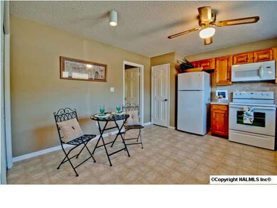 Great picture of the large kitchen