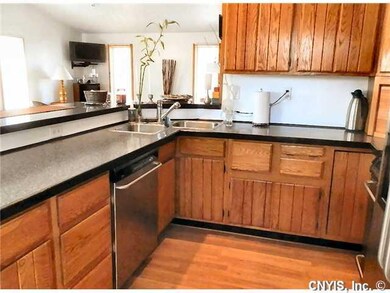 Kitchen. The double sinks are another great featur