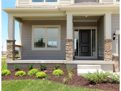 Covered front porch and entry way.