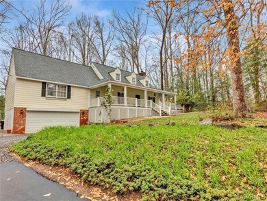 Secluded setting on 1.3 wooded acres.