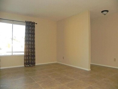 Open living space with new 20' tile