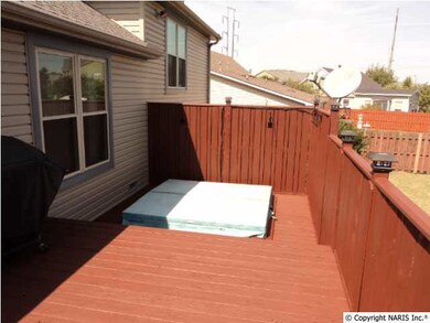 Private deck with hot tube