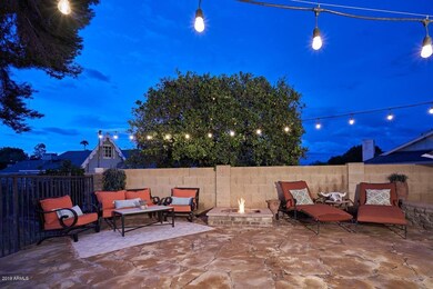 Night Backyard-Raised Deck2