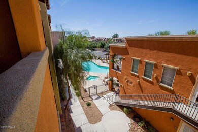 pool view from balcony