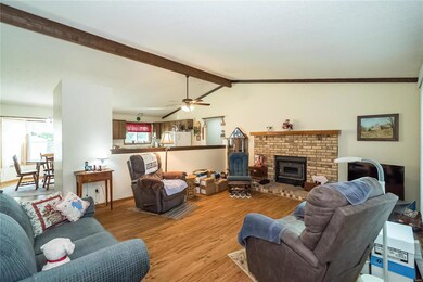 A view toward the fireplace wall in the Great Room
