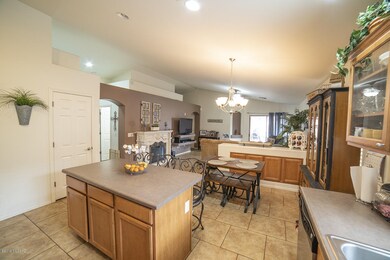 Kitchen Stove to Living Room View