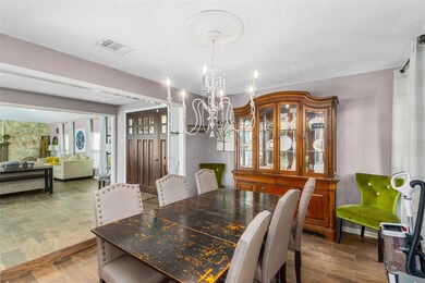 Spacious Dining room just of the entry leads to th