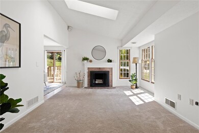 Sun drenched living room.