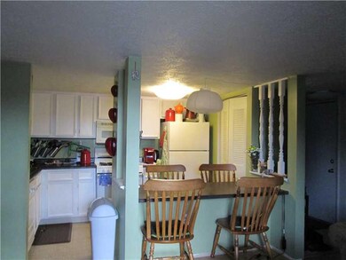 Kitchen. Kitchen and dinning area with view of the