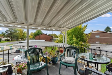 Unit 1 View of balcony