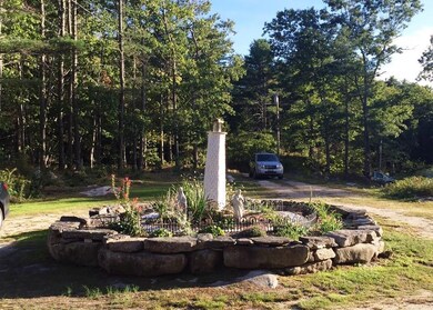 Lovely landscaping already in place...