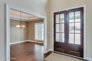Foyer looking into the dining room