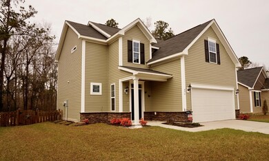 Left side view of home