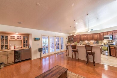 Kitchen From Living Room View