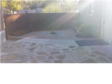 Beautiful stone patio and garden area. Electrical 