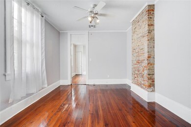 High ceilings and exposed brick