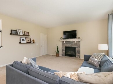 Cozy gas fireplace in the main floor living room!