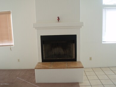 Cozy fireplace