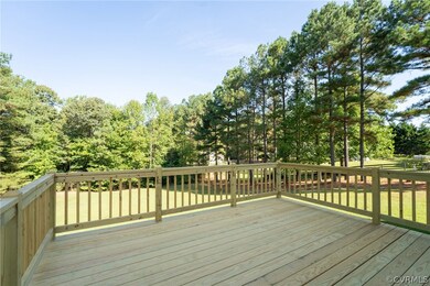 Deck on rear for outside family dining.