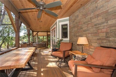 Enjoy the tranquility on your front porch & take i