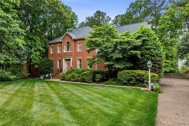 Custom-built home with aggregate driveway