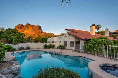Backyard Oasis Sunset