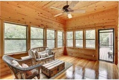 Fabulous three season porch is done in tongue & gr