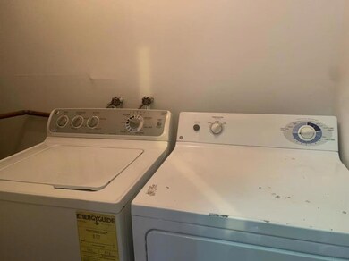 washer and dryer in the apartment