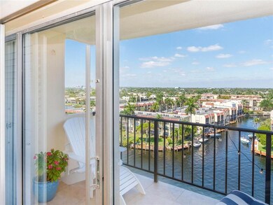 Peeking out the balcony....