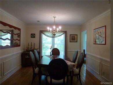 Formal Dining Room with Hardwood floors, Chair, an