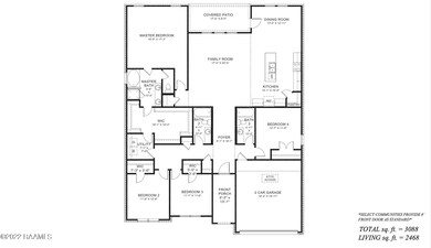 Floor Plan WC PH 2 Melrose B