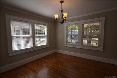Dining room with lots of windows