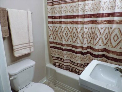 Newly Remodeled bathroom in the efficiency unit. N