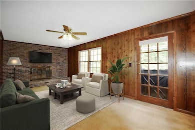 Virtually staged Great Room