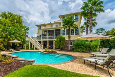Rear view of home